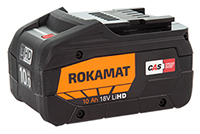 Rokamat Zubehoer Akkupack Ladegeraete Akkupack LiHD 18V 10Ah 08052