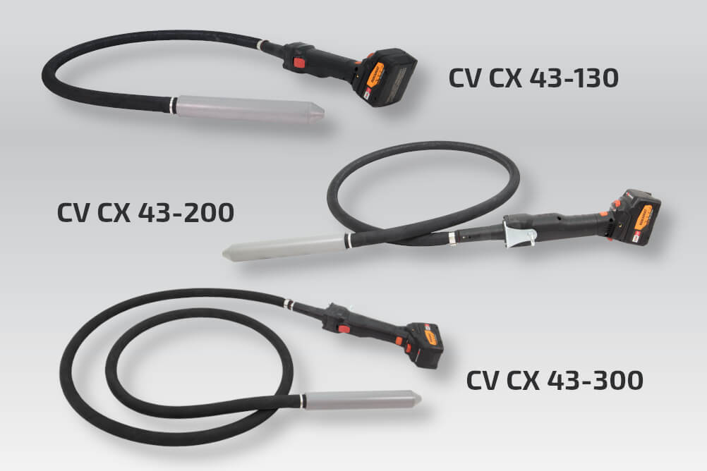Concrete vibrators