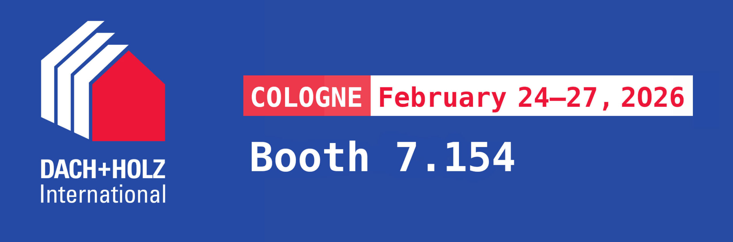 DACH+HOLZ International 2026 in Cologne