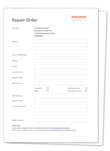 Repair Order